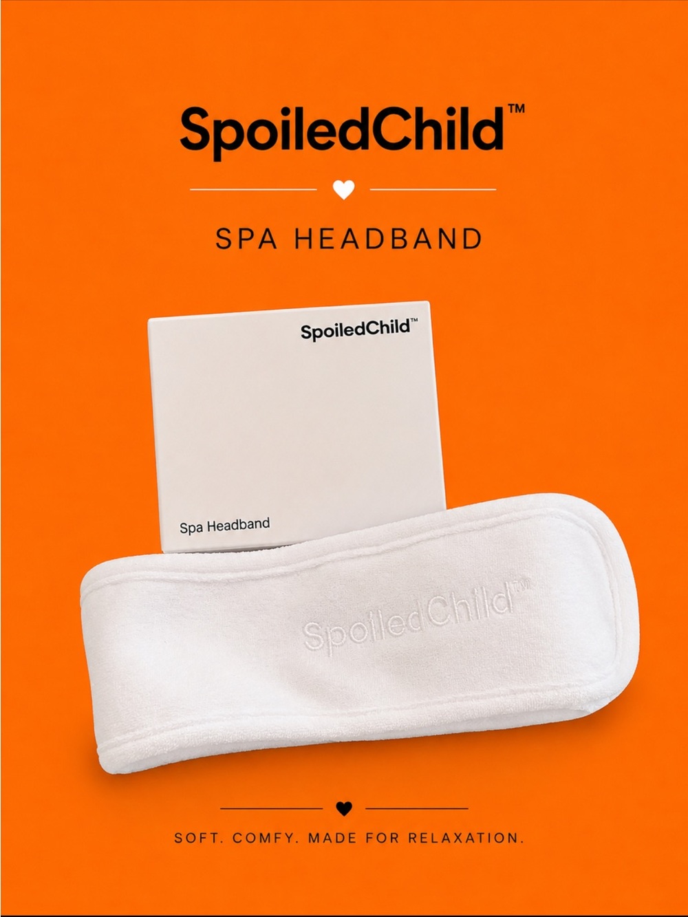 Spoiled White Spa Headband NWT